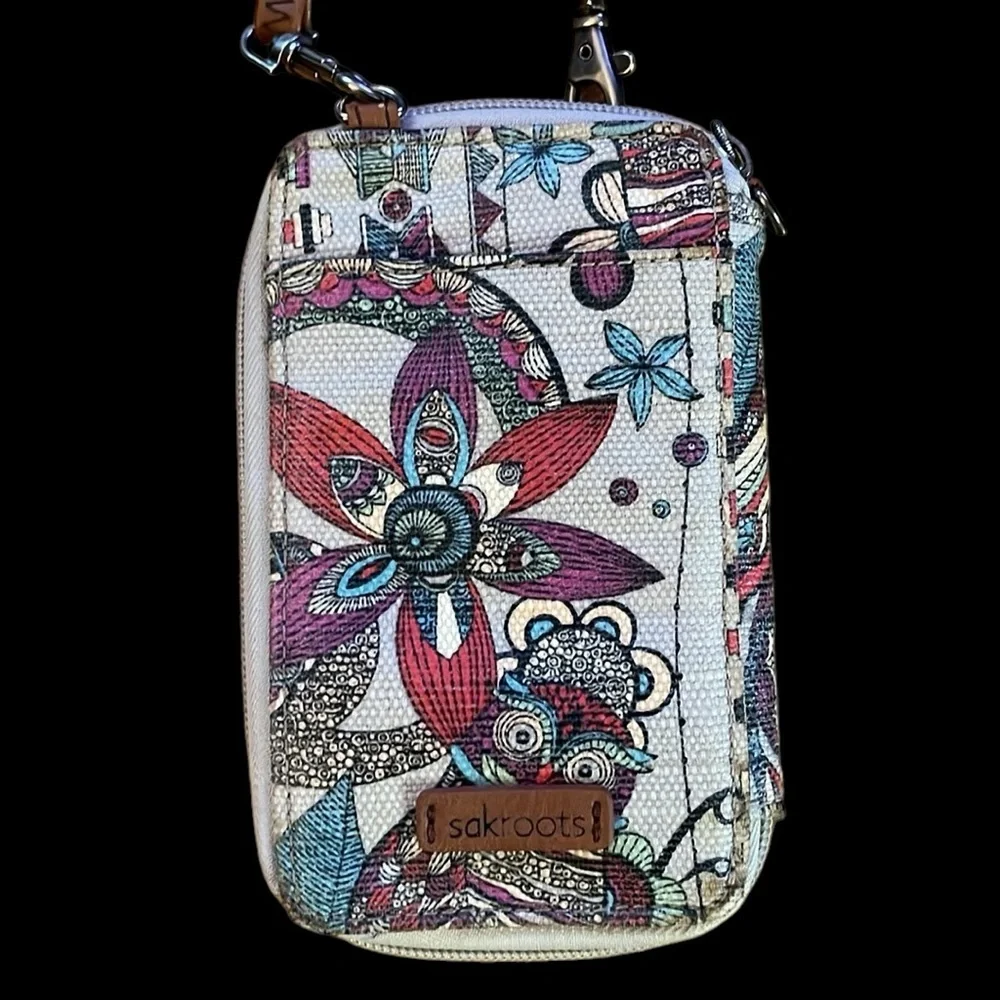 Sakroots Salina’s Crossbody Wallet and Phone Case